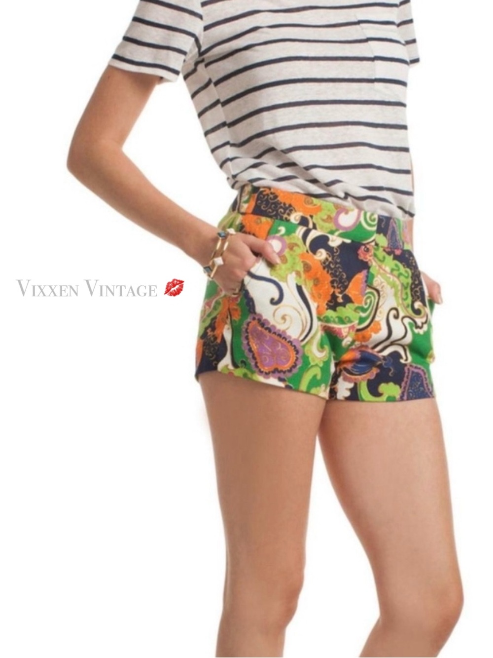 TRINA TURK ‘CORBIN 2 SHORT’ IN TURKISH DELIGHT